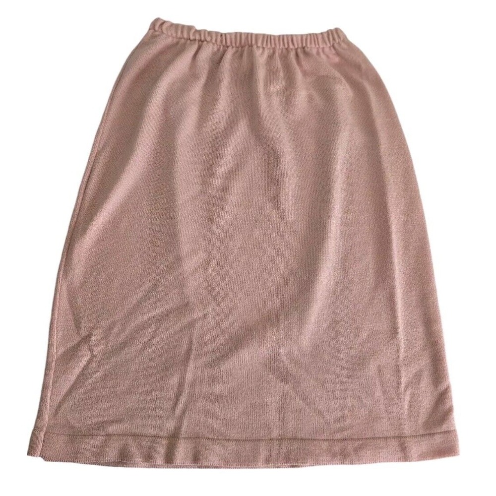Vintage Alfred Dunner Womens Shift Skirt Size XL Elastic Waist Pull On USA Made